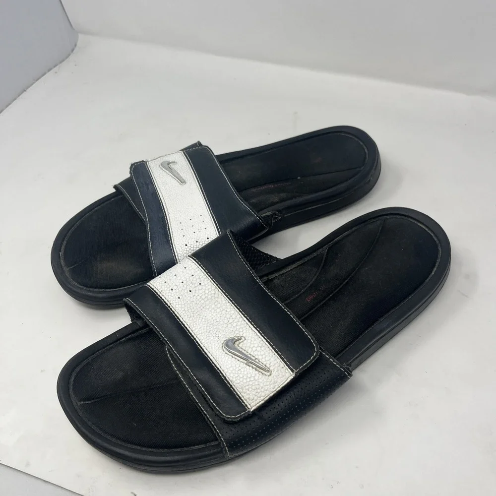 B6 Nike Comfort Slide Men's Size 13 Sandals Black 360884 Air Slip On